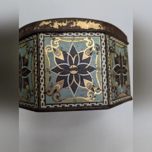 Art Deco Vintage Tin Rustic Home Decor Crafts V-1 - Picture 2 of 4